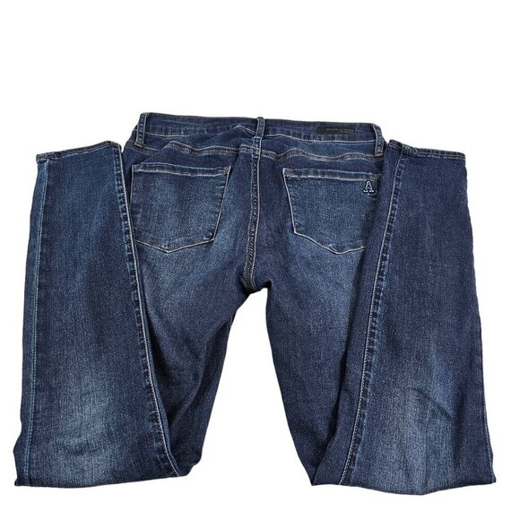 Articles of Society Women’s Skinny Leg Blue Dark Wash Mid Rise Jeans - Size 27 - Picture 13 of 16